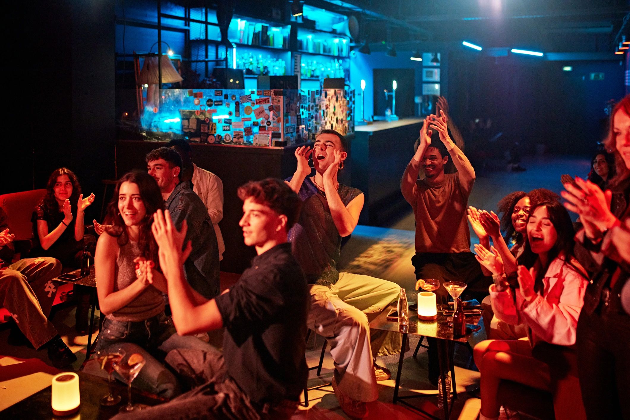 live stage performance audience