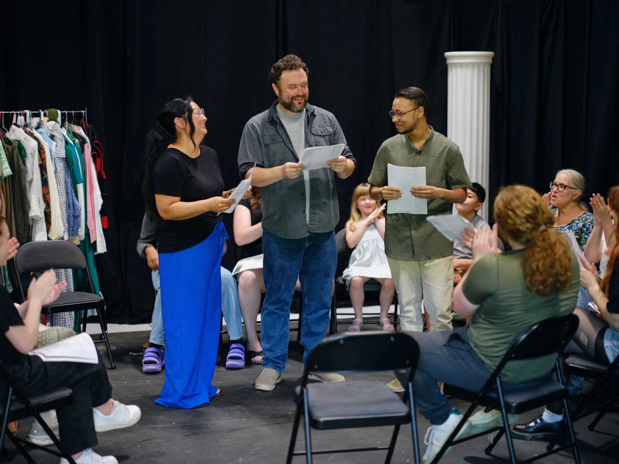 diverse creative team meeting entertainment industry